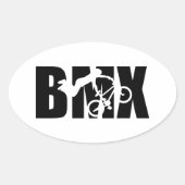 BMX OVALE STICKER (Voorkant)