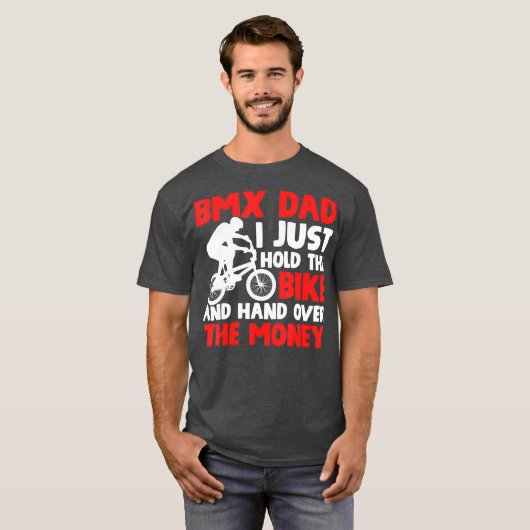 BMX Pap Fathers Day T-shirt (Voorkant volledig)
