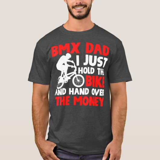 BMX Pap Fathers Day T-shirt (Voorkant)