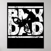 BMX pap fietser rijder extreme sport vader dag Poster (Voorkant)