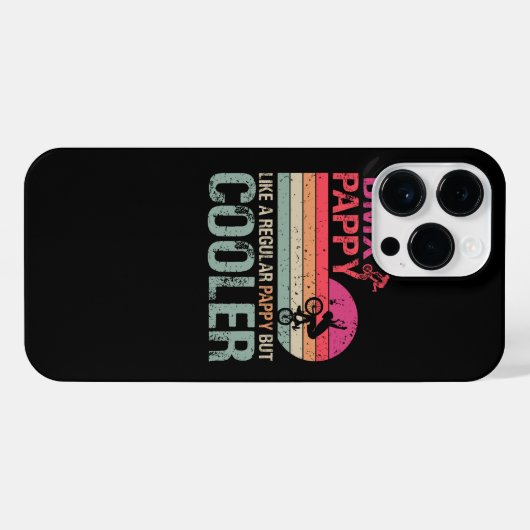 BMX Pappy als een gewone vader, maar koeler  T- iPhone Hoesje (Achterkant horizontaal)