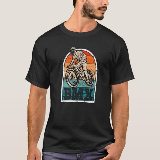 BMX Pedal Mountainbike Triathlon Downhill cycle Ri T-shirt (Voorkant)