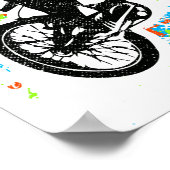Bmx-Poster - Colorful Bmx Bike Poster Print (Hoek)