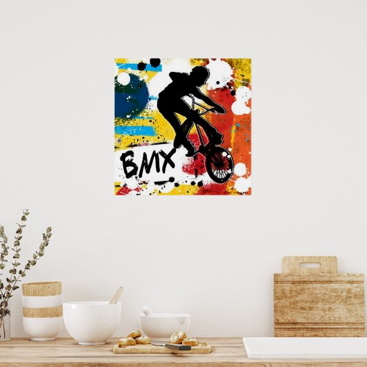 BMX-Poster Poster (Keuken)
