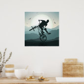 Bmx Poster Print - Bmx Bike - Bmx Poster (Keuken)
