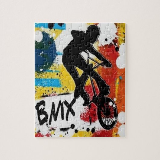 BMX Puzzle met Gift Box Legpuzzel (Verticaal)