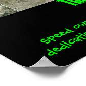 Bmx-racer Poster (Hoek)