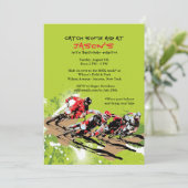 BMX Racers Uitnodiging (Staand voorkant)