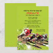 BMX Racers Uitnodiging (Voorkant / Achterkant)