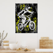  Bmx-races - Bmx-bike - Bmx-Poster afdrukken Poster (Keuken)