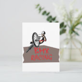 BMX RACING BRIEFKAART (Staand voorkant)