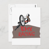 BMX RACING BRIEFKAART (Voorkant / Achterkant)