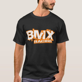 BMX RACING ORANJE WITTE T-SHIRT