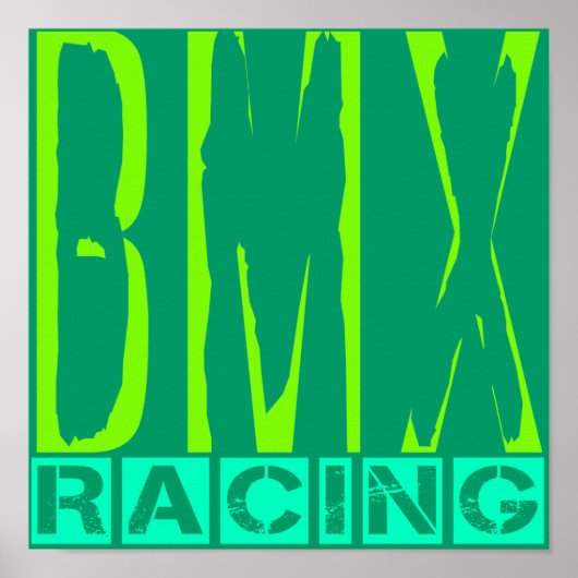 BMX Racing Poster (Voorkant)