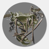 BMX racing sticker 1 (Voorkant)