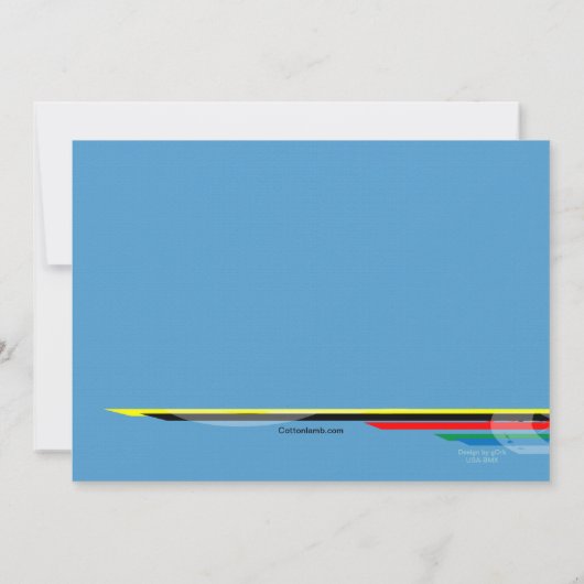 BMX Racing Uitnodiging (Achterkant)