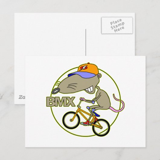 BMX Rat Briefkaart (Voorkant / Achterkant)