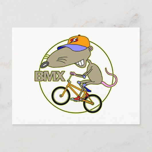 BMX Rat Briefkaart (Voorkant)