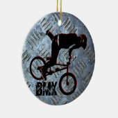 BMX Regels kerstversiering, Copyright Karen J Wi Keramisch Ornament (Rechts)