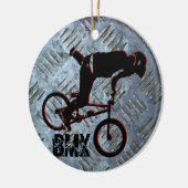 BMX Regels kerstversiering, Copyright Karen J Wi Keramisch Ornament (Links)