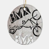 BMX Regels kerstversiering, Copyright Karen J Wi Keramisch Ornament (Links)