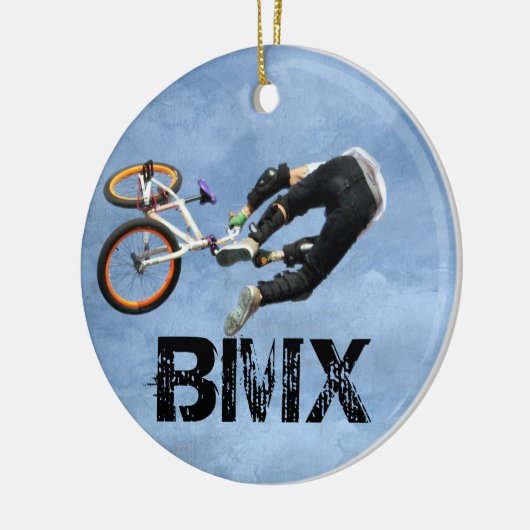 BMX Regels kerstversiering, Copyright Karen J Wi Keramisch Ornament (Links)