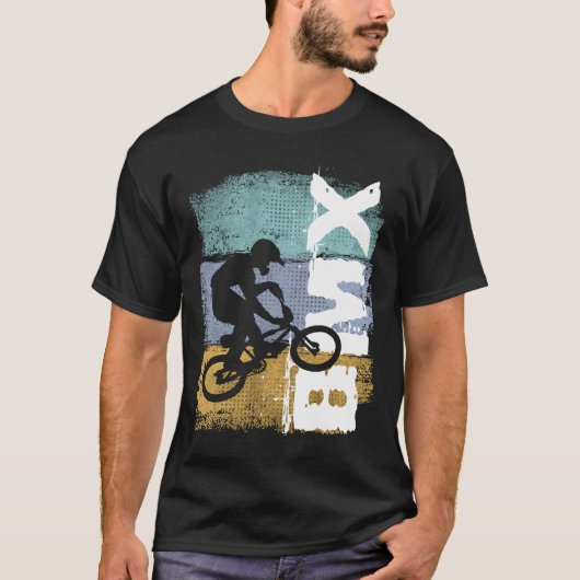 BMX  Retro BMX Rider T-shirt (Voorkant)