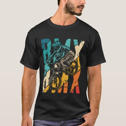 BMX Retro  Fietsfreestyle T-shirt (Voorkant)