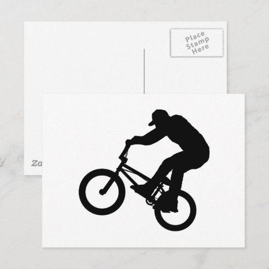 BMX Rider Briefkaart (Voorkant / Achterkant)