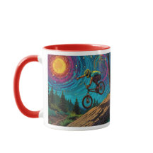 BMX Rider op Berghelling