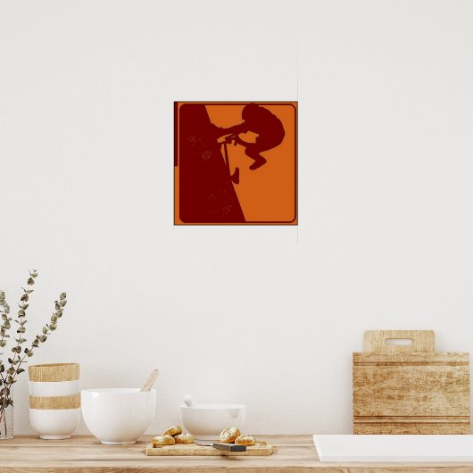 BMX Rider Pop Art Poster (Keuken)