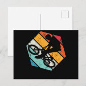  BMX Rider Retro Bicycle Stunt Race Briefkaart (Voorkant / Achterkant)