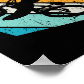  BMX Rider Retro Bicycle Stunt Race Poster (Hoek)