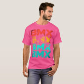 BMX-rijder verontrust T-shirt (Voorkant volledig)