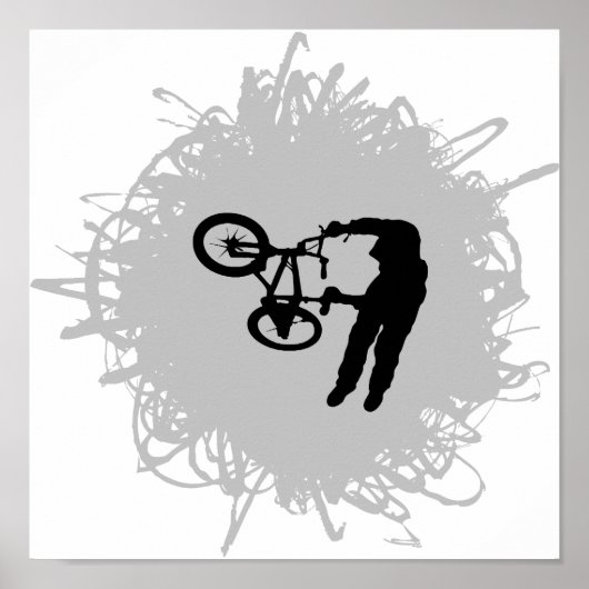 BMX-schijfstijl Poster (Voorkant)