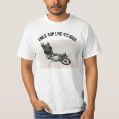 BMX-shirt van de oude school. Toppin als zijn 1983 T-shirt (Voorkant)