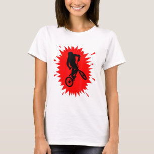 Bmx Sport Cool Cycling Bike Rider Downhill Biker B T-shirt