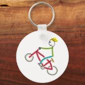 BMX Stickman Sleutelhanger (Voorkant)