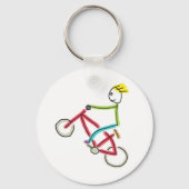 BMX Stickman Sleutelhanger (Achterkant)