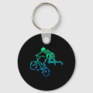 BMX stunt dirtbike stijl bestuurder cadeau Prestat Sleutelhanger