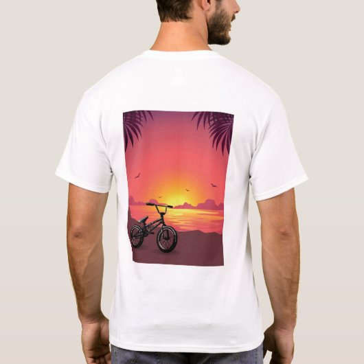 BMX Sunset T-shirt (Achterkant)