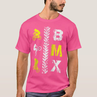 BMX T-Bike Trick Stunt Baseball T-shirt