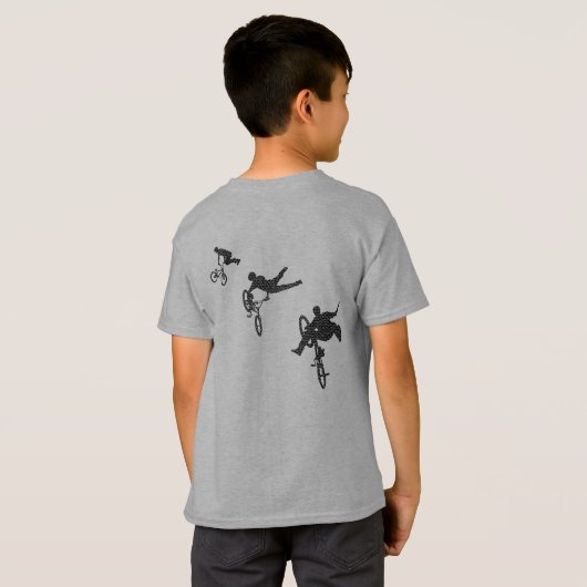 Bmx  t-shirt (Achterkant volledig)