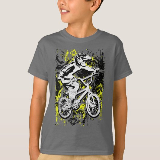 Bmx T-Shirt - Bmx Bike -  Bmx Shirt (Voorkant)