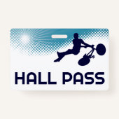 BMX Teacher Hall Pass Badge (Voorkant)