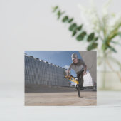 Bmx-training Briefkaart (Staand voorkant)
