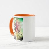 BMX Trick Bicycle Rider Mok (Voorkant links)