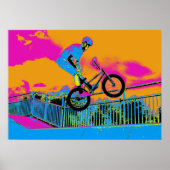 BMX Trickster - BMX Trick Bike Poster (Voorkant)