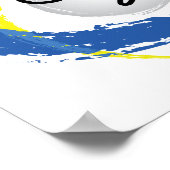 BMX Tricolor Emblem Poster (Hoek)