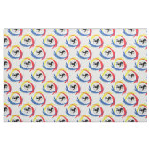 BMX Tricolor Emblem Stof (Fat Quarter)